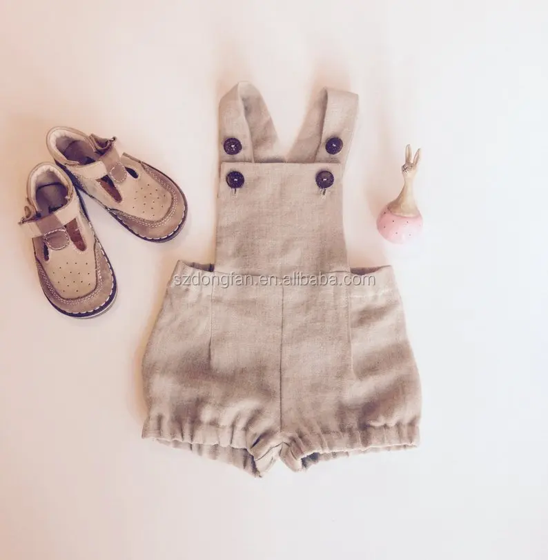 linen overalls baby boy
