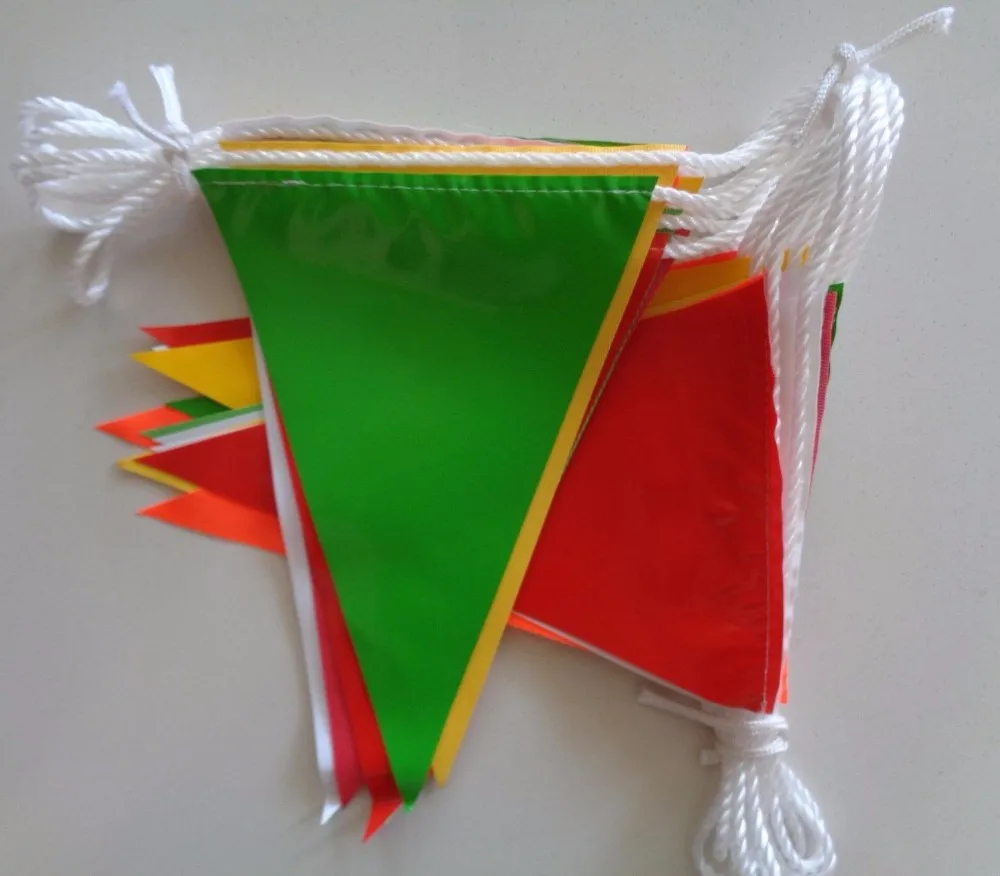 便宜的自定义 pvc 旗布三角旗