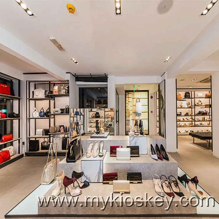 Wooden Bags Shop Interior Design Handbag Store Interior Decoration