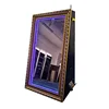 Free standing instagram photo mirror booth sale, Cute Belgium dslr software photo booth with Camera Flash light
