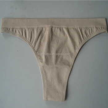 Women Athletic Seamless Thong Underwear 