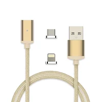 Wholesale Good Quality 1M 2 in1 Magnetic USB Cable Charger for iphone and Android