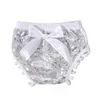 Fancy kids summer clothes white sequin boutique baby girls shorts