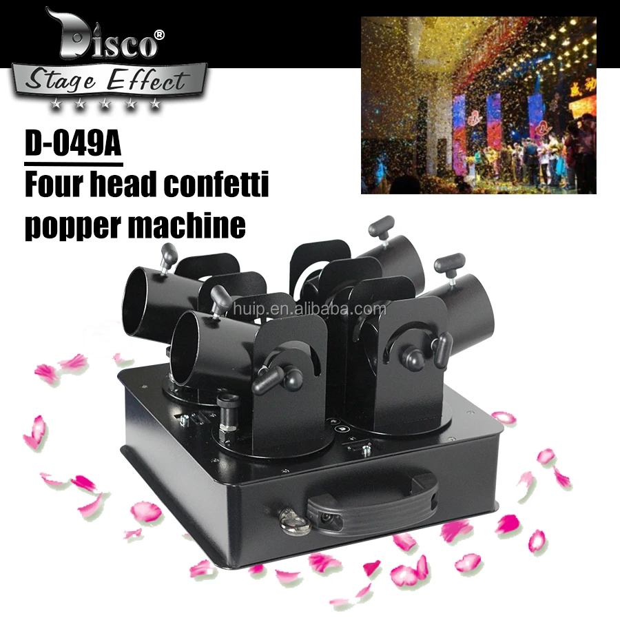 4 Head Dmx Confetti Cannon Machine Buy Confetti Machine,Confetti