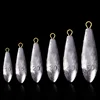 Peche With Rings Artificial Bait Fishing Accessories Solid Willow Type Fishing Lead Sinkers