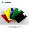 Sublimation Blank Silicone Card Holder Back Holder Of Cell Phone