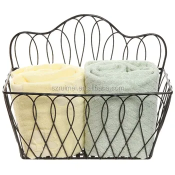Black Metal Wire Loop Wall Mounted Fruit Basket Black Metal Wire Loop Wall Mounted