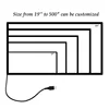 15 17 18.5 19 20 21.5 22 24 32 42 46 47 50 55 60 inch USB IR touch screen,IR multitouch screen IR touch frame