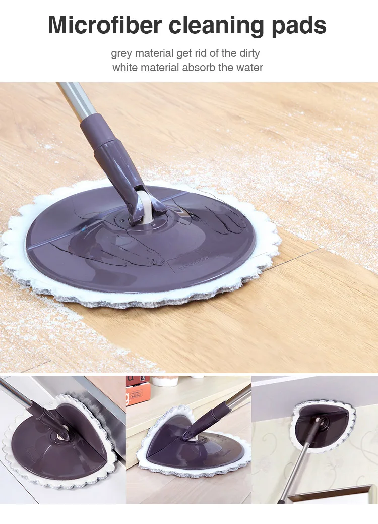 360 Easy Magic Easy Spin Boomjoy Wonder Plastic Commercial Mop 360