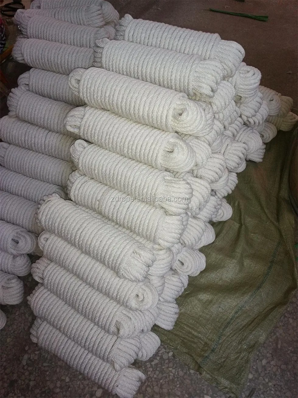 Cotton Yarn Material Solid Braided Rope Soft Cotton Rope For Crochet