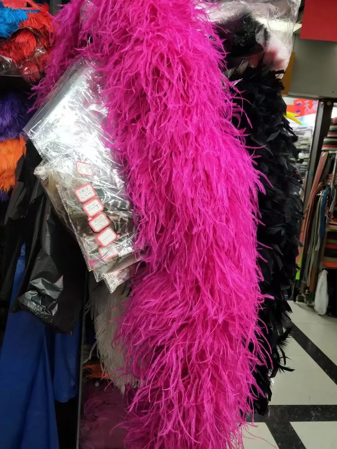 Factory Price 8 Ply Cheap Ostrich Feather Boas Fluffy Soft Boa Buy