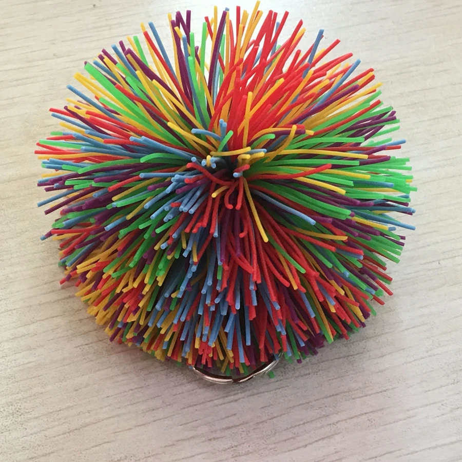 whats more a koosh ball can be made of mix color . 5.