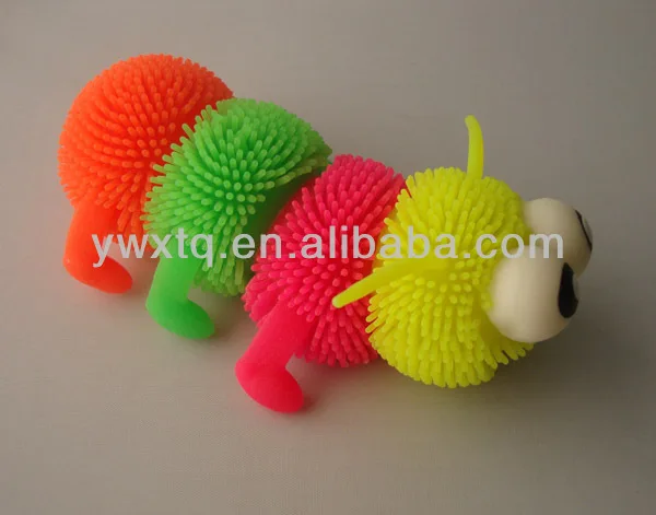 rubber caterpillar toy