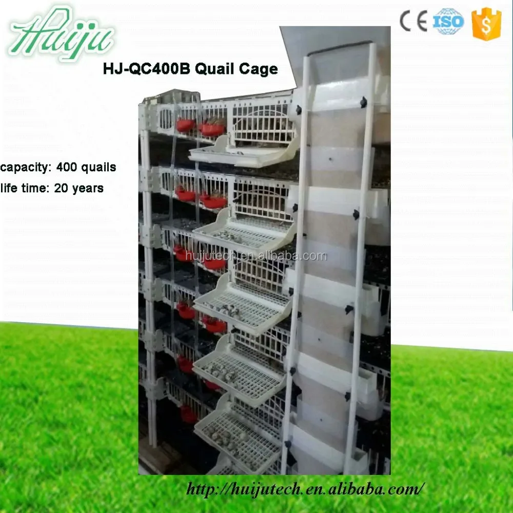 Automatic Feeding And Collecting 6 Layer Plastic Bird Cages Used For