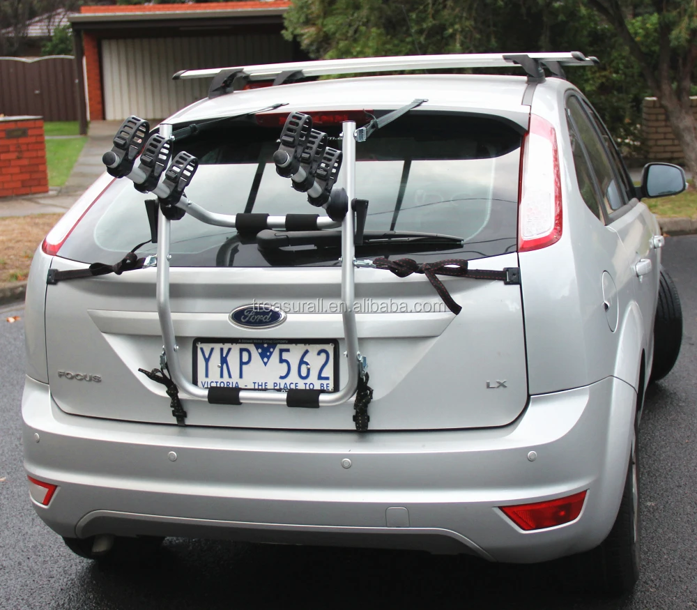 3 Bikes Of Car Rear Bicycle Carrier,Auto Universal Steel Rear Bicycle