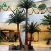wholesale artificial leaves green palm tree names of tree leaves plastic decorative dried palm leaves