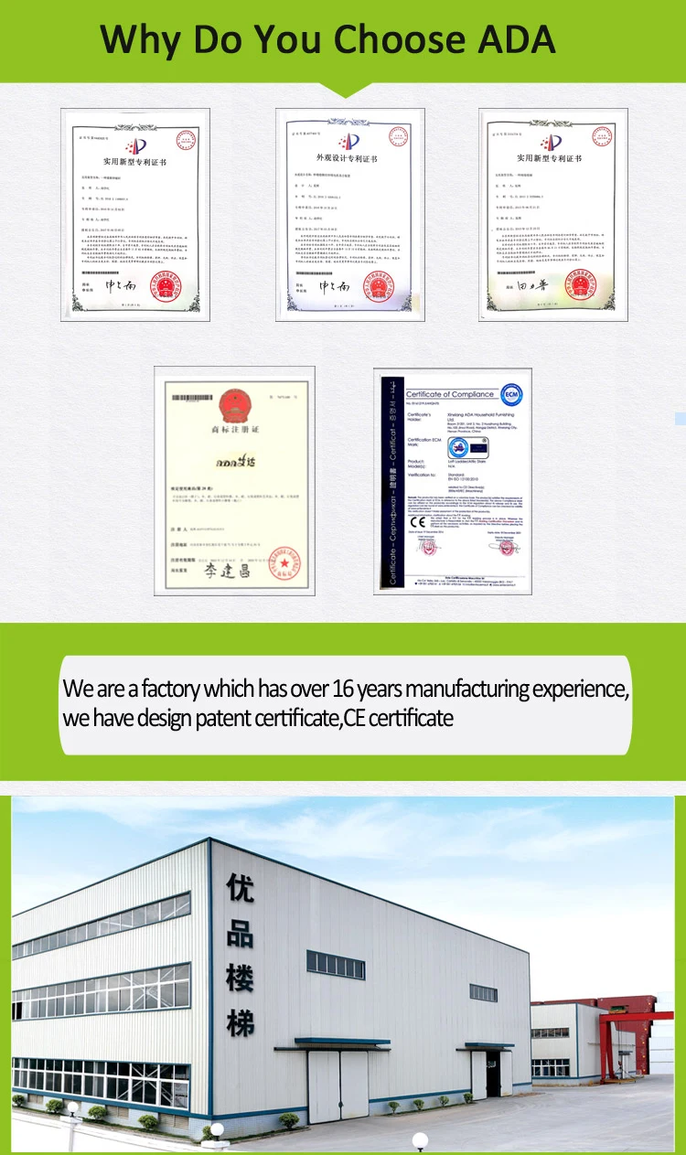 Factory Direct Sale Folding Attic Step Stairs