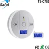 Saful TS-C702 Home Safety CO Carbon Monoxide Alarm, Poisoning Smoke CO Sensor Warning Alarm Detector