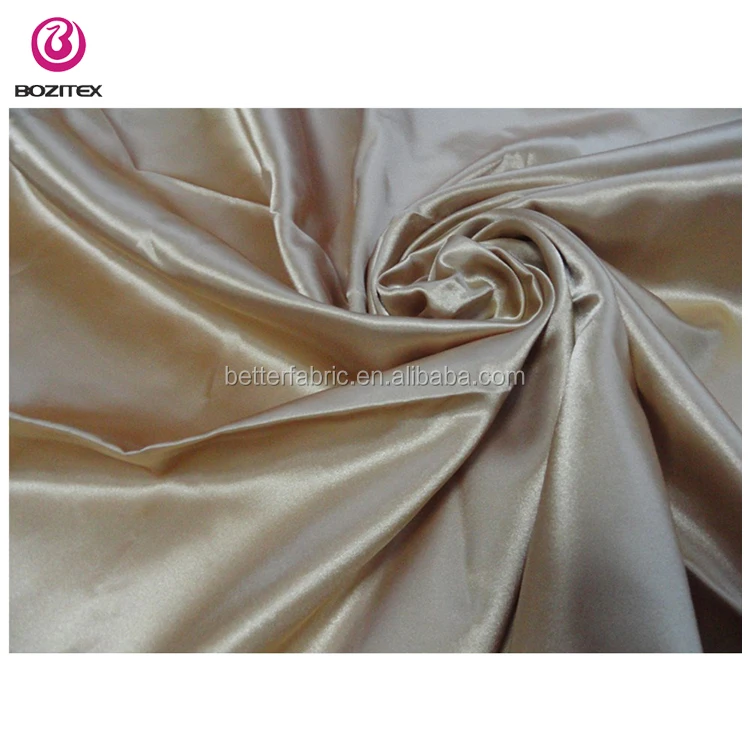 100 Polyester Satin For Garment Lining Wholesale Cheap Polyester Satin