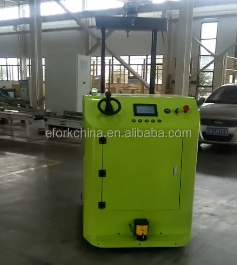 Heavy duty unmanned AGV forklift for intelligent warehouse