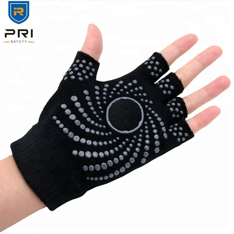 Pri Silicone Non Slip Grip Fingerless Workout Custom Training Weight