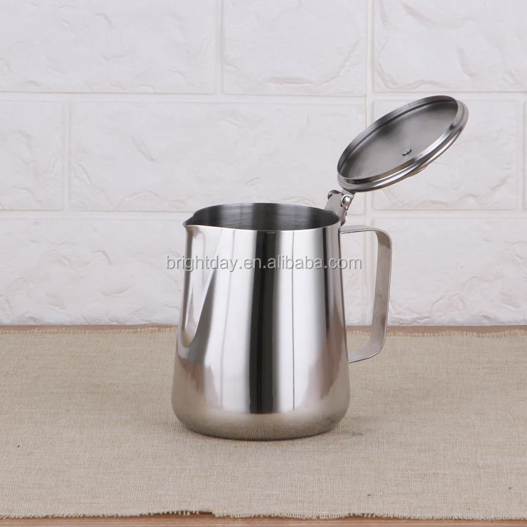Amazon Milk Jug With Lid Stainless Steel Milk Pitcher Metal Milk Jug