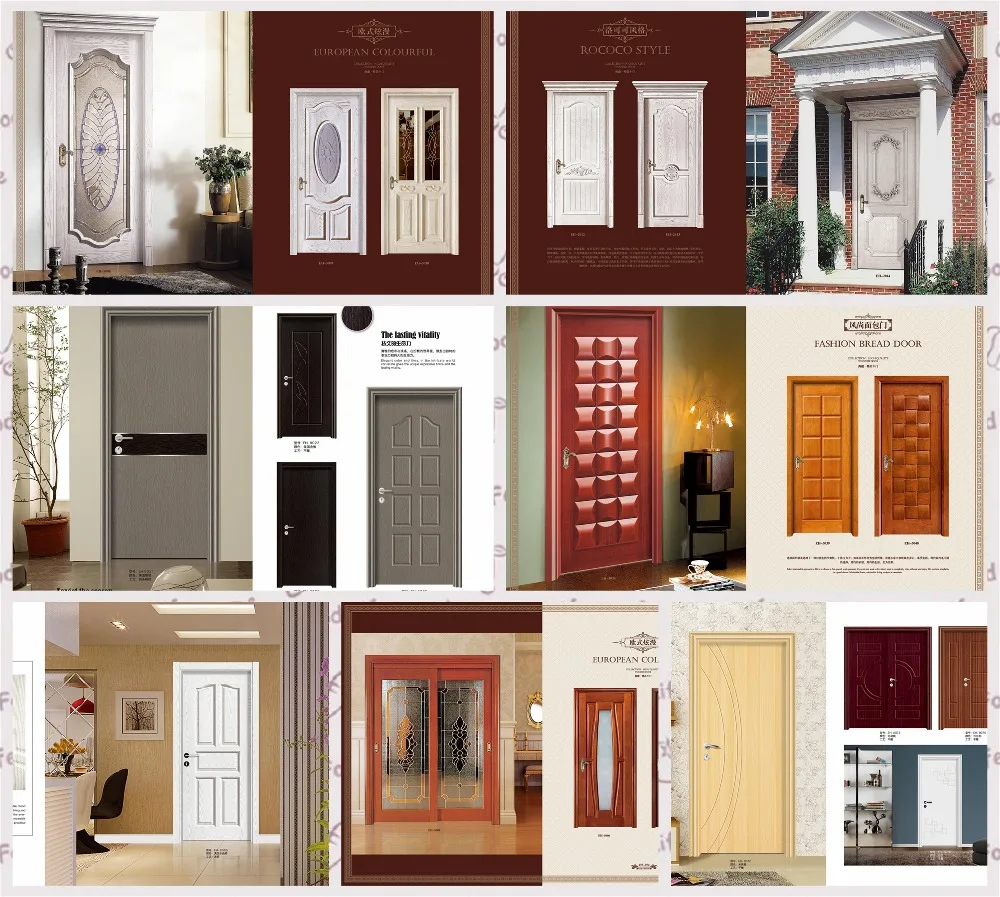 New designed flush door for room with painting interior doors ... Balcone decorazione Interiores