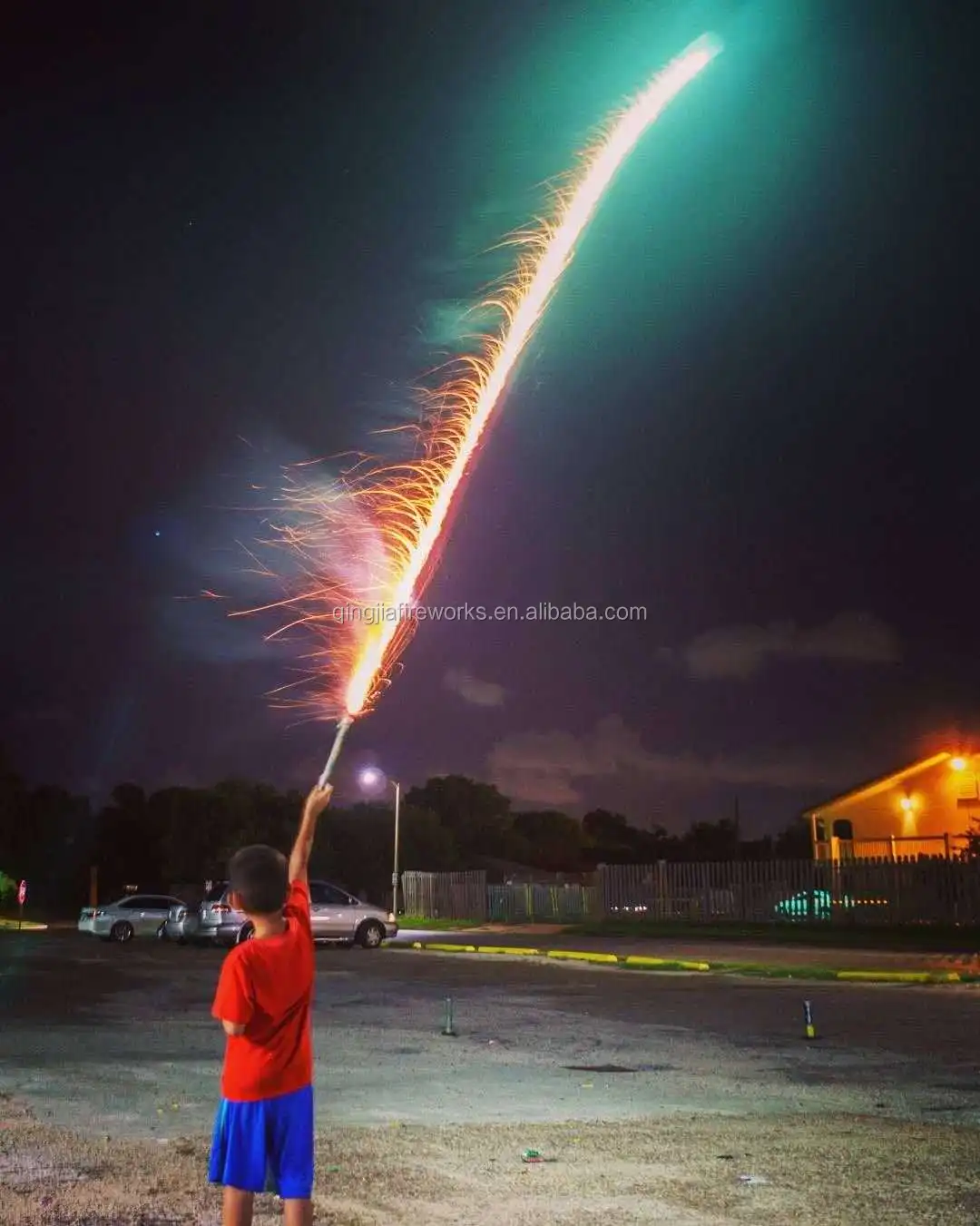 Magic Roman Candle Fireworks Handheld Magic Outdoor Hot Sell Christmas