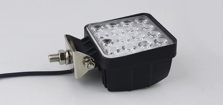 5 inch 48w LED Spot Work Light - Hexagon - 3800lm - 5D Spot - for Jeeps Trucks Offroad Tractor Military Style