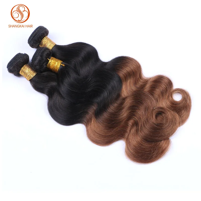 Cheap Peruvian Ombre Colored Two Tone Hair Weave Bundles - Buy Hair
