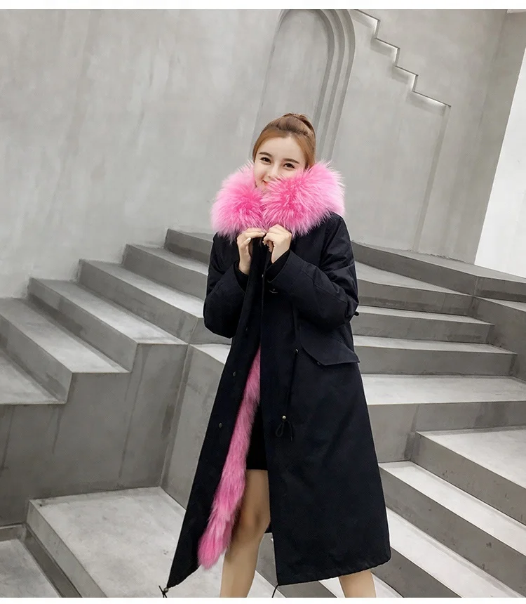 big fur parka coat