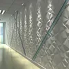 PVC texture embossed decorative wall tv background 3d wood wall panel for wholesale