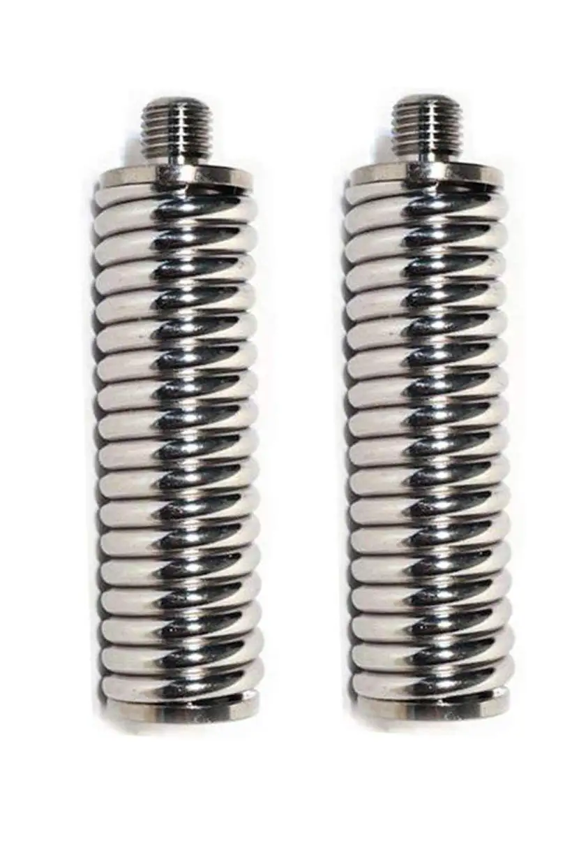 Stainless Steel Threading 12 Black Short Antenna is Compatible with Ford F-250 - Spiral Wind Noise Cancellation AntennaMastsRus Spring Steel Construction 1980-2016