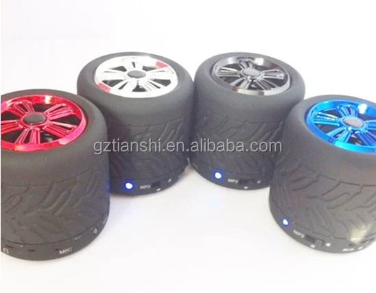 bluetooth music player tire shape bluetooth speaker with hands free function - ANKUX.COM