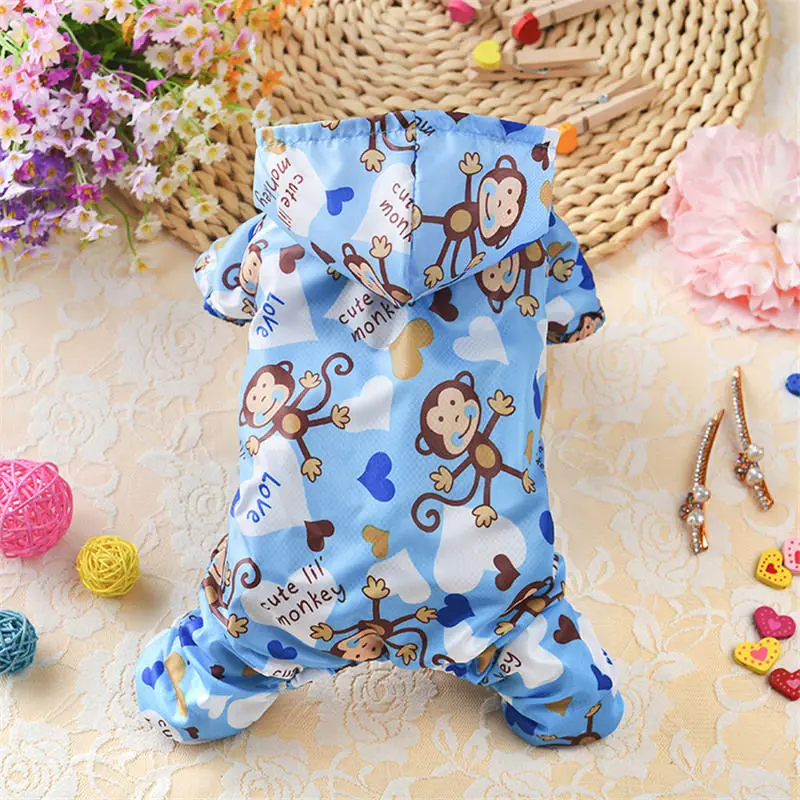 Fashion Monkey Printed Dog Raincoat Acrylic Puppy Waterproof Coat With Hooded Mesh Pet Clothes For Small Dogs Hot Pet Supplies Buy Dog Raincoats Dog Clothes Monkey Printed Dog Raincoat Product On Alibaba Com