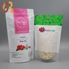 Hot custom free design printing disposable plastic aluminum foil zip lock bag food grade tea pouch packaging for loose tea