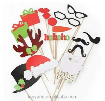 Christmas Photo Props Set Of 20 Photography Props Holiday Photo Prop Christmas Party Decor - Buy