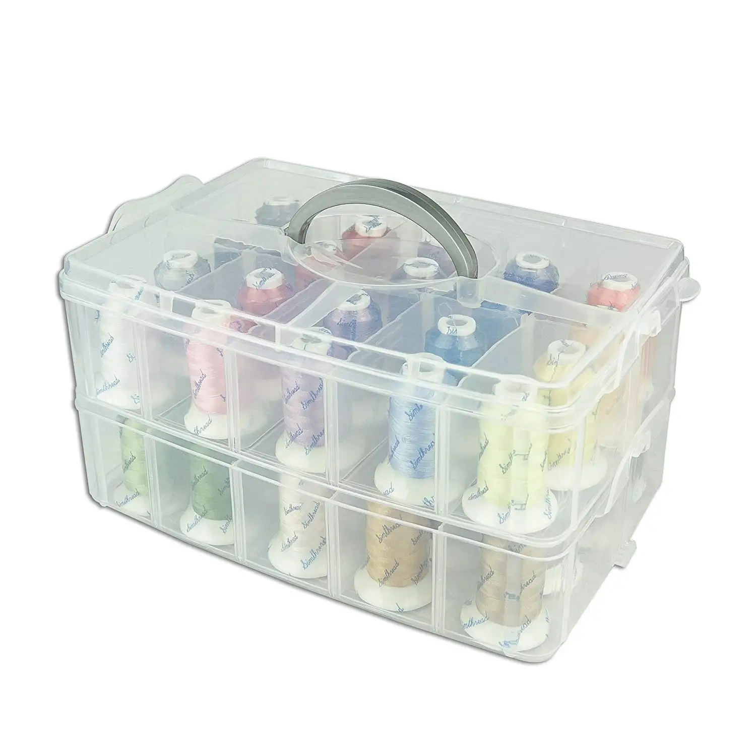 Polyester Embroidery Machine Thread 40 Colors 40C with Storage Box