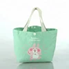 China wholesale reusable animal printing cotton canvas tote bag