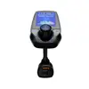 T26D Car Bluetooth Hands-Free Car Mp3 Color large Screen FM Transmitter QC3.0 Fast Charge Car Bluetooth Mp3(Black)