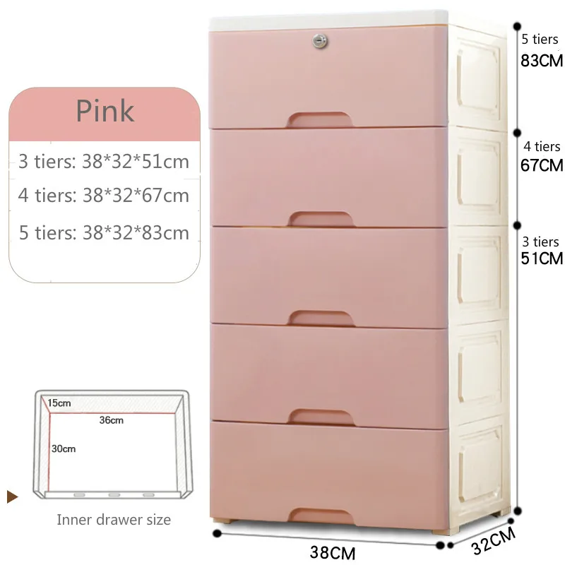 China factory durable cabinets storage bedroom plastic cabinets 
