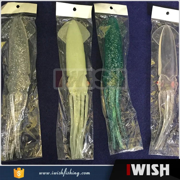 Trolling 9 Inch With Plastic Tube In Squid Fishing Handmade Northern