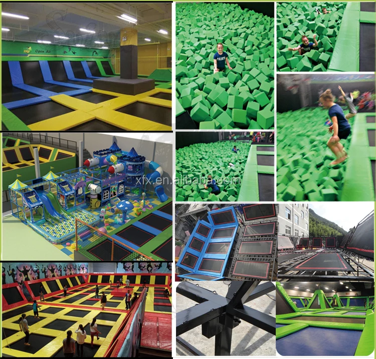creative design indoor play area large tumble trampoline park