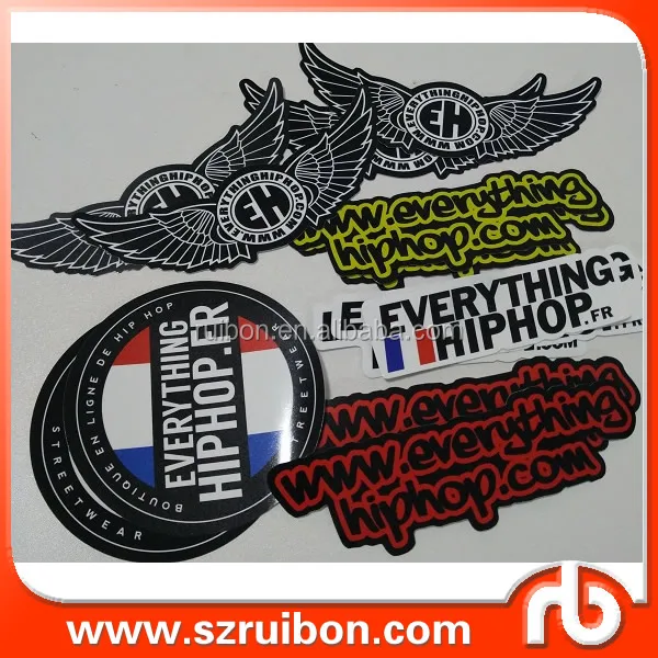 Printing Custom Waterproof Brand Name Logo Sticker Company Logo