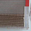 PTFE coated fiberglass fabric mesh conveyor belt 3.6*24.3m, 4x4mm mesh, bullnose connection