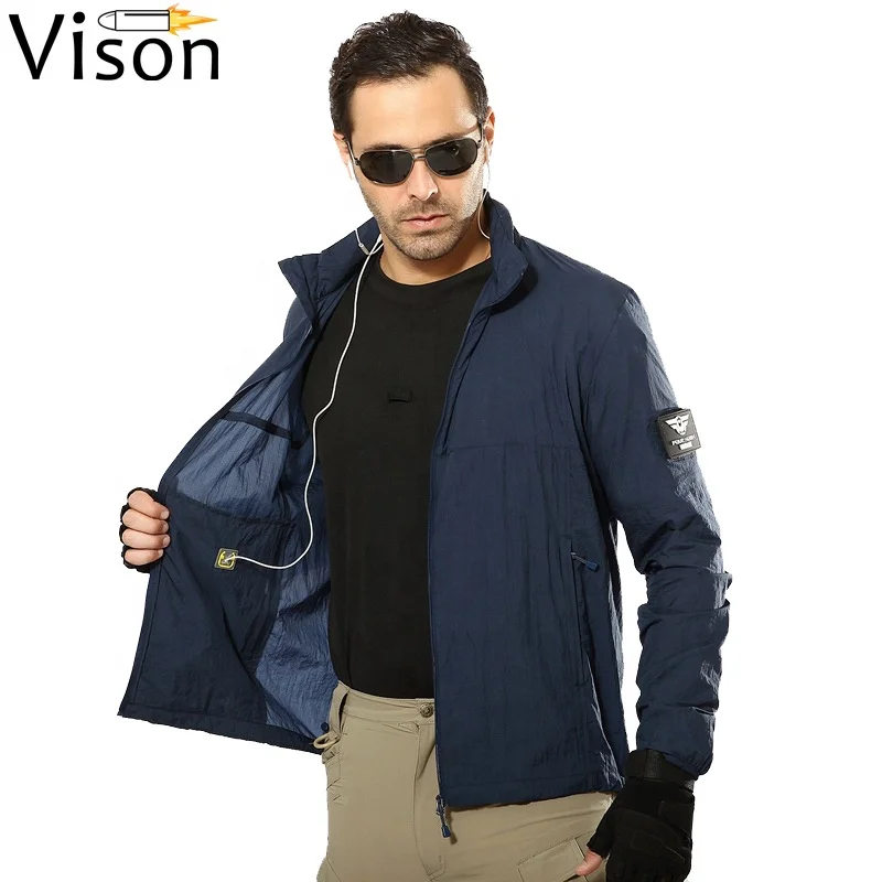 navy blue tactical jacket
