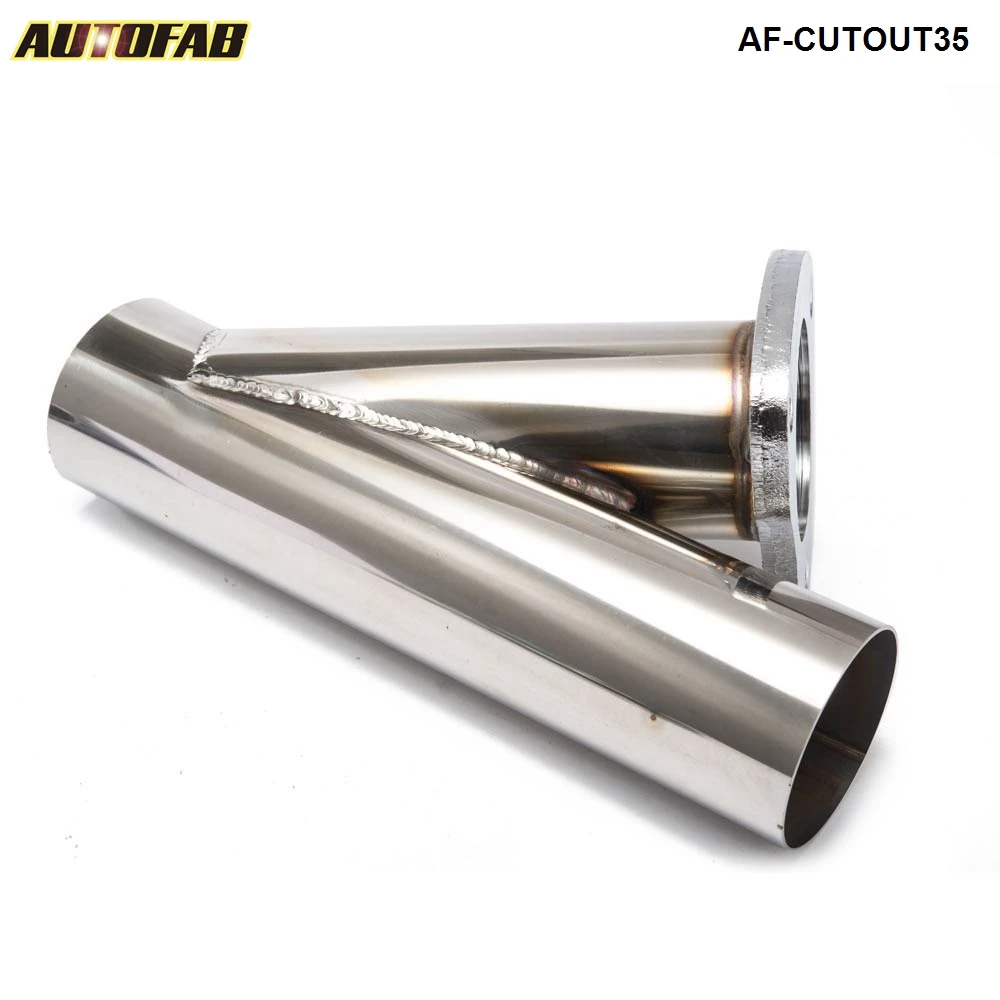 Autofab Car Electric Y Exhaust Cutout Stainless Steel Pipe Cutouts 3.
