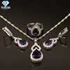 925 sterling silver jewelry poland includes ring and pendant earring and pendant necklace