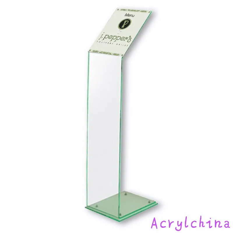Clear Acrylic A4 Sign Floor Stand Acrylic Display Floor Stand Buy
