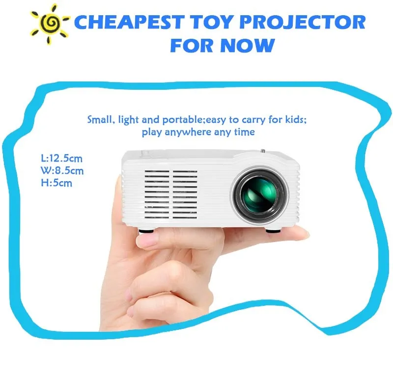 2018 Sd30 Mini Projector Built In Battery 320*240 10001 450 Lumens Led Projector Top Sale Buy